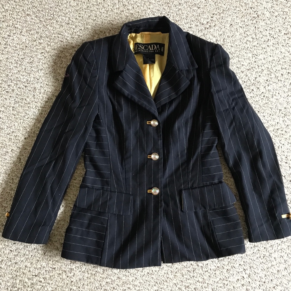 🦚Vintage ermenegildo zegna for Escada Margaretha ley one of a kind